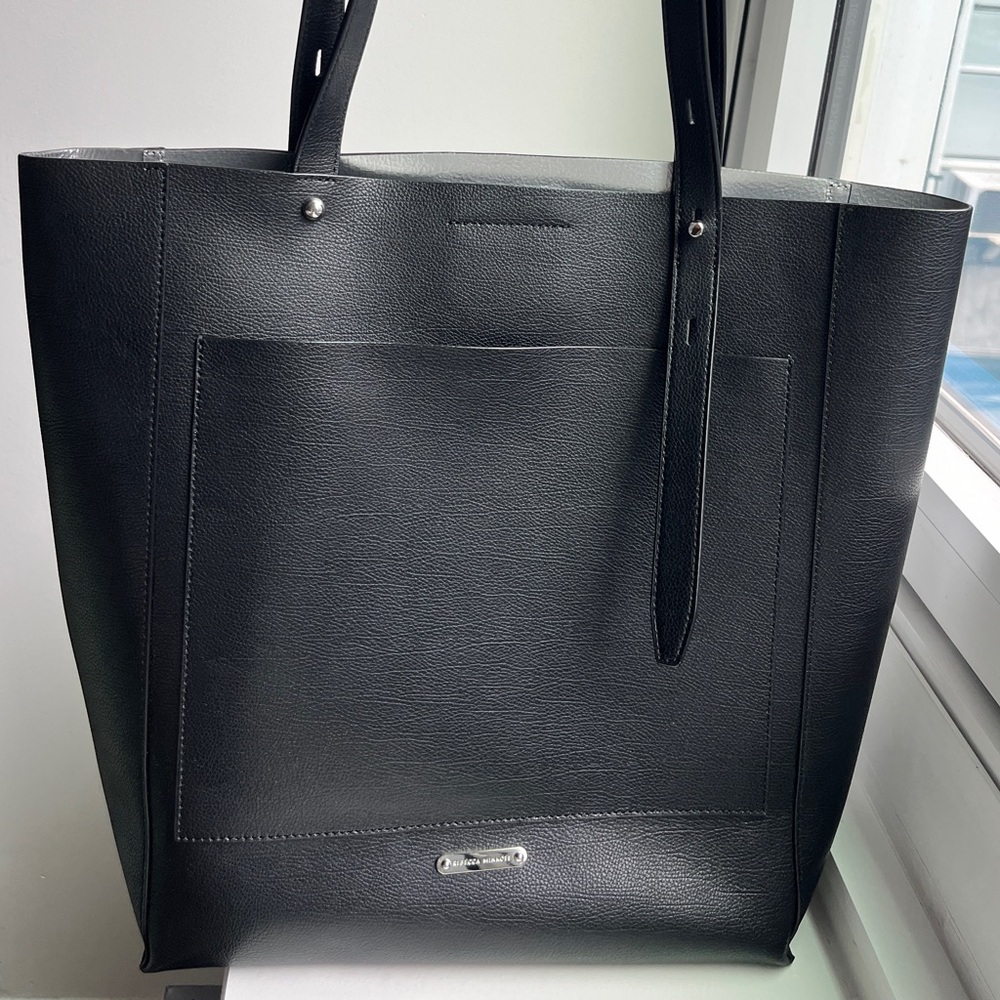 Rebecca Minkoff Black Leather Purse/Tote - Picture 4 of 5